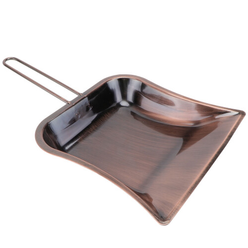 Durable Copper Dustpan Small Dustpan Retro Handy Design Office Cleaning Tool 1Pcs