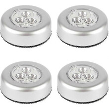 LED-Berührungsleuchten mit Batteriebetrieb – 4 Stück kabellose Berührungsleuchten