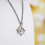 Lotus-Anhänger-Halskette, Edelstahl-Schmuck 4