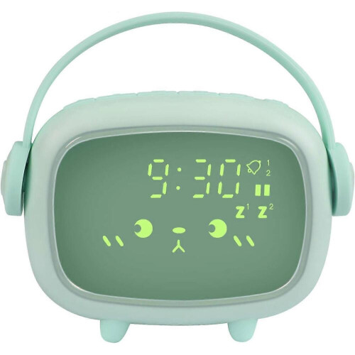 Digitaler Kinderwecker mit Licht, LED-Nachttischlampe 1