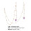 HEVIRGO Αλυσίδα Γυαλιών Απλό Στυλ Επαναχρησιμοποιήσιμη Κράμα Γυναικεία Γυαλιά 5
