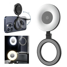 TELESIN Magnetisk Selfie-lys Genopladeligt Vendbart Design Fyldlys P5-BGD-01