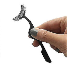 Applikator für künstliche Wimpern, Pinzette zum Entfernen von Wimpernverlängerungen (schwarz)
