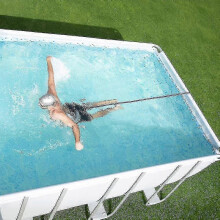 Schwimmgürtel für Pools – Verstellbarer Widerstand für Schwimmer – Bungee-Schwimmgürtel für Pools