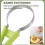 Gemüseschäler, 6-in-1-Gemüseschäler, Multifunktionsschäler, Gemüseschäler, Gemüseschäler, gerade 3