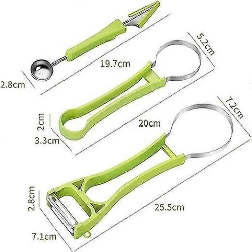 Gemüseschäler, 6-in-1-Gemüseschäler, Multifunktionsschäler, Gemüseschäler, Gemüseschäler, gerade 1