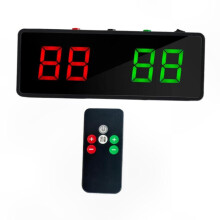Electronic Scoreboard for Billiards, 26x9.5x3cm, Durable Design with Remote Control