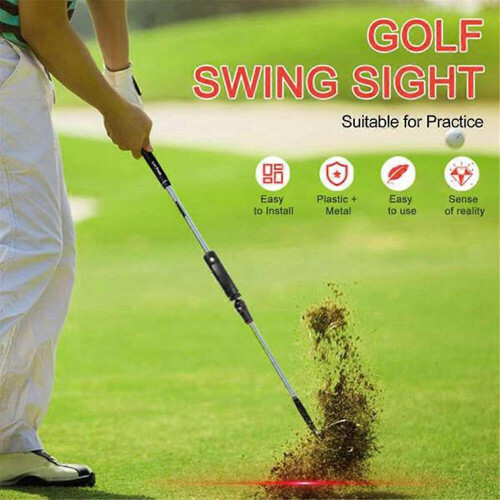 Tragbarer Golf-Putter-Trainer, Schwarz 2