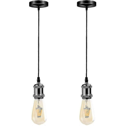Pendelleuchte im Industriestil, Rosette, Vintage-Stil