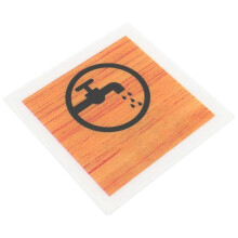 Wasserspar-Schild aus Acryl, Warnschild für Restaurants, 2 Stück, gewerbliche Nutzung