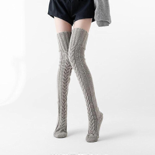 Gebreide overknee sokken Overknee sokken 1