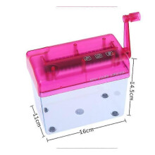 Mini-A6-Papiervernichter, manueller Papierschneider, Papiervernichter für den Schreibtisch