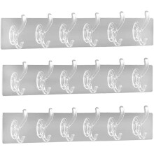 3er-Pack selbstklebende Haken. Selbstklebende Haken. Klebehaken ohne