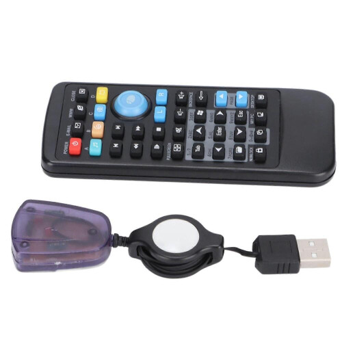 Fernbedienung mit USB-Empfänger, PC-Computer-Fernbedienung, drahtloser Controller 1