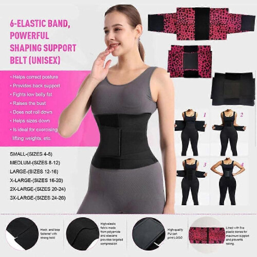 Ζώνη Triple Wrap Tummy Shaper, Ζώνη Μέσης Cincher Ab, Ρυθμιζόμενος Εκπαιδευτής Μέσης για Γυ 1