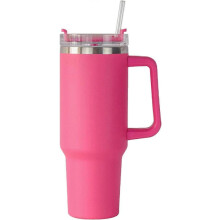 Isolierte Wasserflasche, 1,2 Liter (40 oz), Edelstahl – auslaufsicher, ideal für Büro, Auto und Reisen