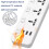 T14 Multifunktionssteckdose US-Stecker (Weiß) 5