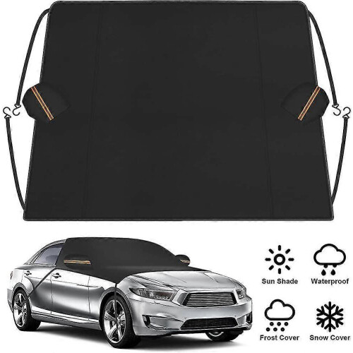 Large Windshield Cover Car Winter Windshield Cover Windshield Cover With 4 Hooks
