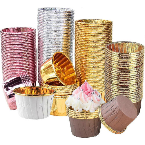 Cupcake-Backförmchen, Backpapierförmchen, 200 Stück Cupcake-Backformen