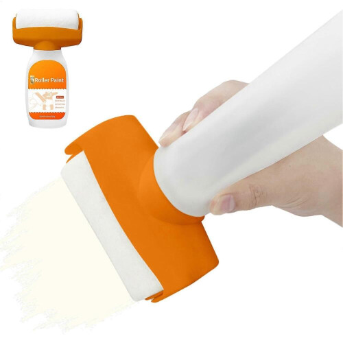 Wall Roller Brush 500g Wall Paste Roller Portable 2in1 Roller Wall Brush EcoFriendly Wall Tool