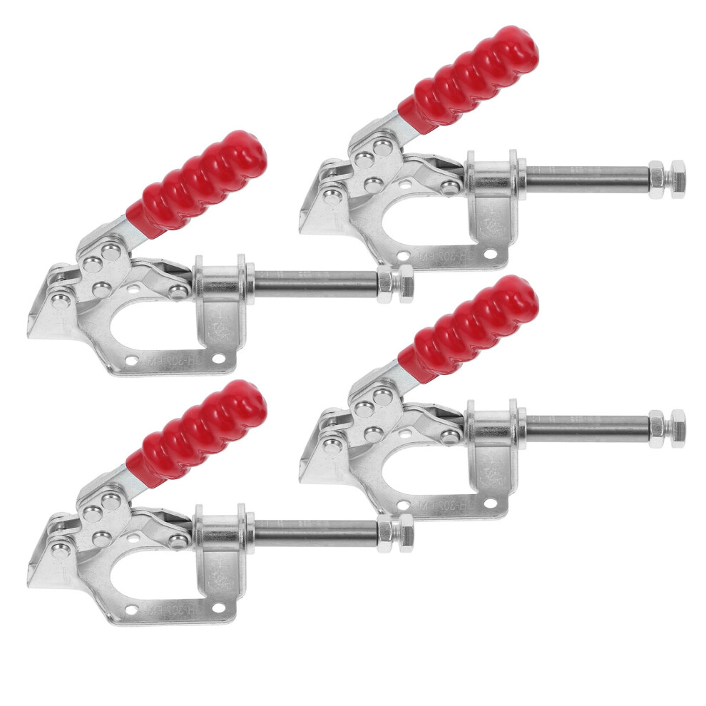 4Pcs Heavy Duty Fixtures Push Pull Toggle Clamp Quick Release Clamps Woodworking Fixtures Toggle Clamp For Carpentry Projects 9448990329632