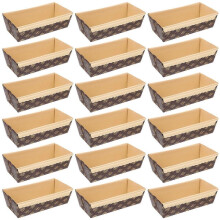 Kaffee-Backpapier für Kastenformen, 25 Stück