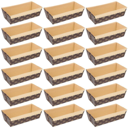 Kaffee-Backpapier für Kastenformen, 25 Stück