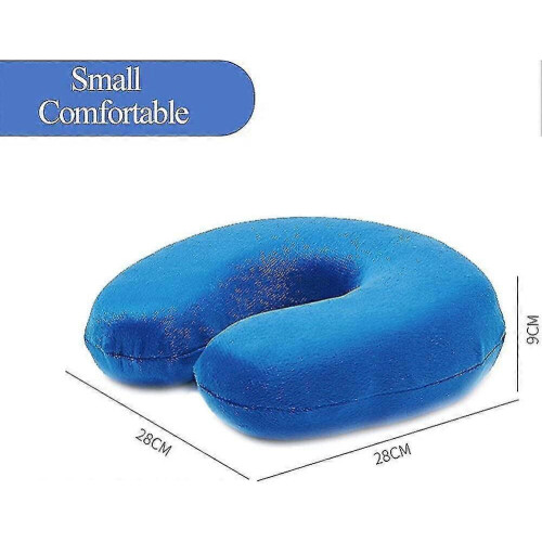 Cojín en forma de U, almohada de espuma viscoelástica, almohada cervical con memoria 1