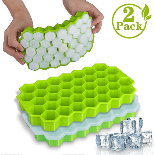 Eiswürfelform aus Silikon, 2 Stück