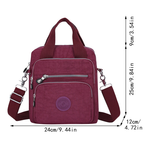 Bolsa transversal feminina impermeável com alça ajustável. 1