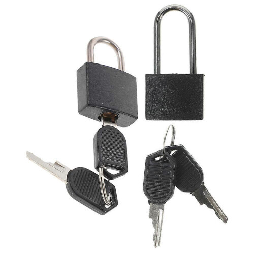 Lucchetto per bagagli piccolo, in plastica, semplice e generoso, 2 set 2
