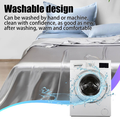 Drap-housse en microfibre pour lit simple, poches profondes, rafraîchissant 2
