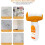 Wall Roller Brush 500g Wall Paste Roller Portable 2in1 Roller Wall Brush EcoFriendly Wall Tool 4