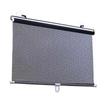 Verdunkelungsrollo ohne Bohren, einziehbarer Sonnenschutz mit Saugnapf, Verdunkelungsvorhänge, für Auto-/Bürofenster, 50 x 125 cm