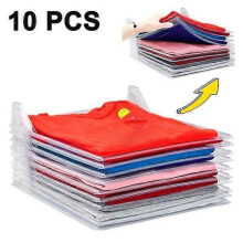 10er-Pack Kleiderschrank-Faltbrett, T-Shirt-Aufbewahrungsbox, Kleidertrenner, Aktenaufbewahrungsbox
