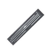 Geschlossene Nadelzange, Zellklemme, schwarze Kopfklemme, Pinzette, Quetschwerkzeug PU7748