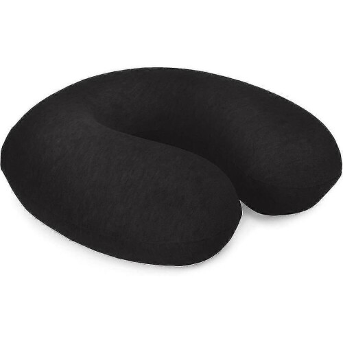 Nekkussen van traagschuim - Comfortabel zwart nekkussen van traagschuim 2