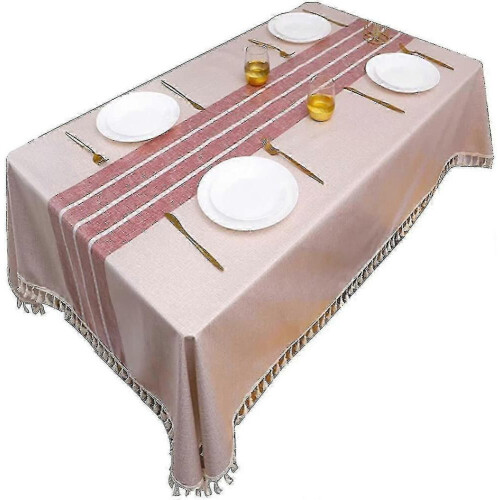 Weihnachtstischdecke, rechteckige, waschbare Tischdecke
