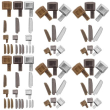 Set Reißverschluss-Reparaturset, Reißverschlussstopper, Reparatursets für Kleidung, Reißverschlussstopper zur Reparatur von Reißverschlüssen