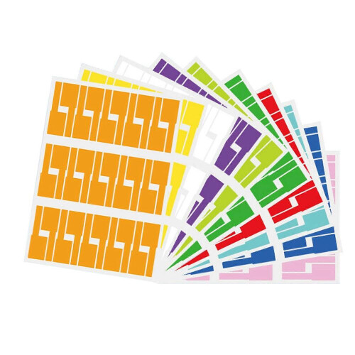 300 Stück Kabeletiketten, 10 Farben