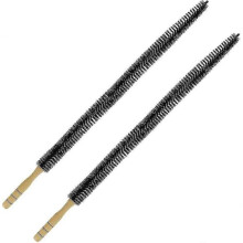 2er-Pack Heizkörperbürste, Heizkörperreinigungsbürste, 75 cm lang und flexibel mit Holzgriff, geeignet für Heizkörper und Wäschetrockner