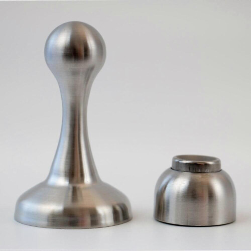 Magnetischer Türstopper, Stopper und Schuh, silberfarben – 1 Stück 2