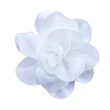 Corsage en satin avec grande rose, broche pour mariĂ©s, mariage, bal de promo, banquet, robe, costume, manteau, vĂŞtements, Ă©cusson appliquĂ© Ă