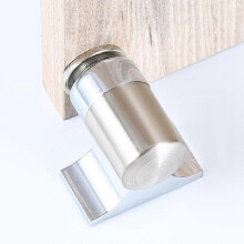 Magnetischer Türstopper, Türstopper aus Edelstahl für Zuhause und Büro (gebürsteter Stahl)