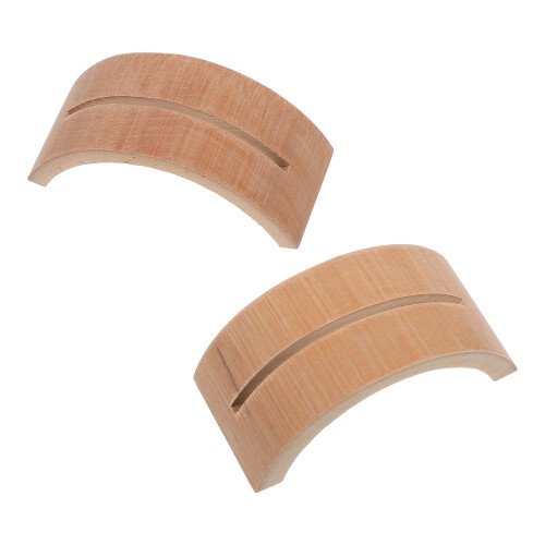 Bambuinen pyöreä tuuletinteline – 2 kpl, ruskea, 11x5x4,5cm