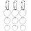 Set di targhette identificative per cani con anelli per collari e pettorine3 1