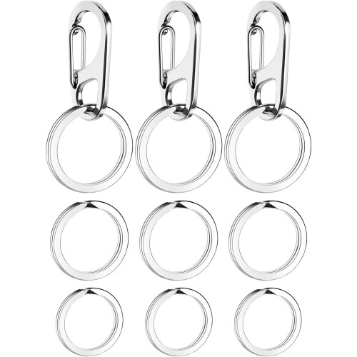 Set di targhette identificative per cani con anelli per collari e pettorine3
