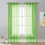 Pachet de 2 perdele transparente din poliester, 132x233 cm 1
