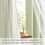 Κουρτίνες Star Blackout Sage Green, 2 πάνελ, διπλής στρώσης, θερμομονωτικές, με ροδέλα οροφής, 5