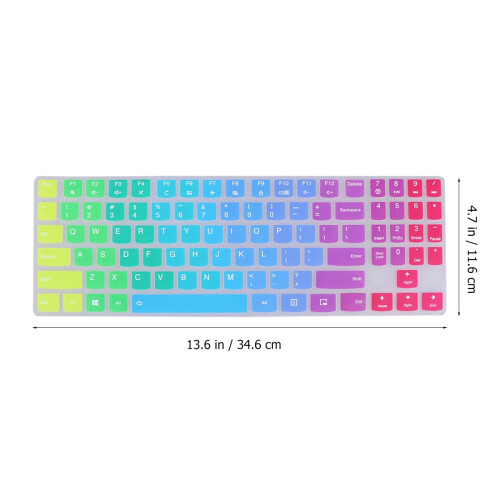 Protetor de teclado de silicone para laptop R720 de 15,6 polegadas 1